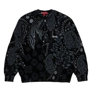 Свитера Supreme Printed Paisley Sweater 'Черный'