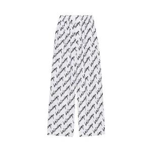 Balenciaga пижамные штаны 'White/Black'