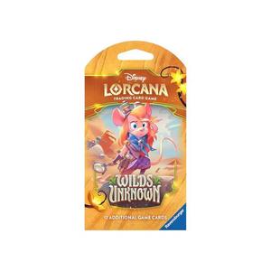 Коллекционные карточки Disney Lorcana: Wilds Unknown Sleeved Booster Pack 'Gadget Hackwrench'