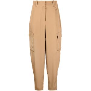 Брюки карго с завышенной талией