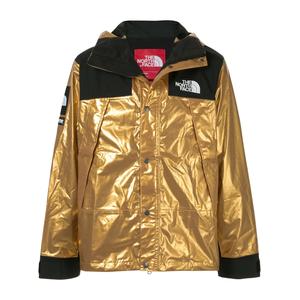 Парка TNF с эффектом металлик