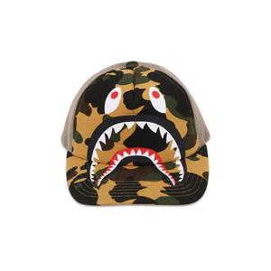 Кепки-дальнобойщики BAPE 1st Camo Shark Mesh Cap «Жёлтый»