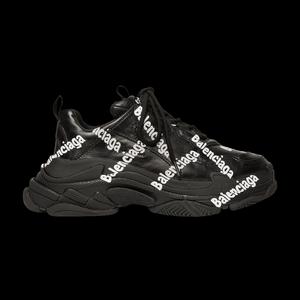 Кроссовки Balenciaga Wmns Triple S «Logotype - Черный»