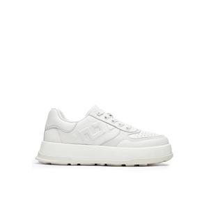 Кожаные кроссовки на платформе DS33160-01-02