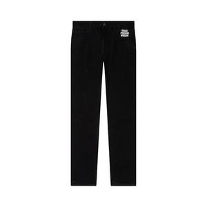Джинсы Raf Simons Slim Fit Denim With Picture Patch 'Черный'