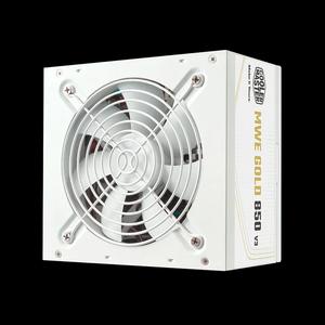 Cooler Master MWE Gold V3 ATX 3.1 White Edition Немодульный 850W 80Plus Gold Золотой Блок питания - Белый