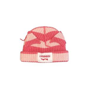 Шапки Charles Jeffrey Loverboy Chunky Ears Beanie 'Розовая полоска'