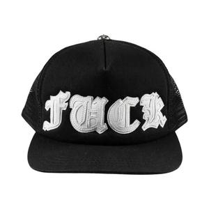 Кепки-снапбэки Chrome Hearts Fuck Patch Кепка-дальнобойщик 'Черный'