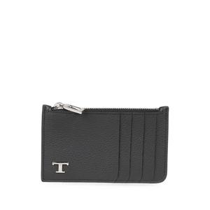 Картхолдер T Timeless из зернистой кожи