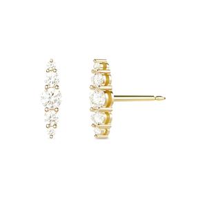 Серьги Aria из желтого золота с бриллиантами