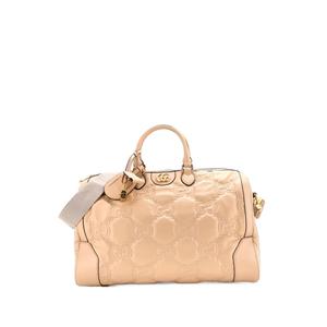 Стеганая сумка-сэтчел Convertible Boston Top Handle Bag GG среднего размера