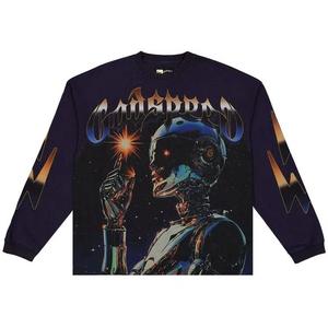 Футболка с длинным рукавом Godspeed Sputnik Long-Sleeve T-Shirt 'Navy'