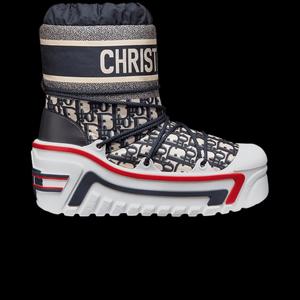 Ботинки Dior Wmns DiorAlps Snow Boot 'Dior Oblique - Deep Blue'