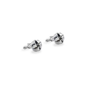 Запонки Ojeda Chrome Sleek Knot