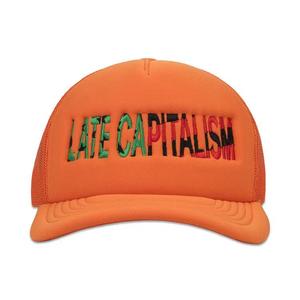 Кепки для дальнобойщиков Denim Tears Late Capitalism Trucker Hat 'Orange'