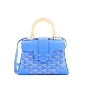 Сумка на плечо Saigon Top Handle Bag Coated Canvas with Leather Mini