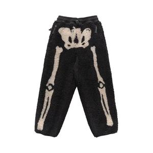 Брюки Kapital Bone Boa Fleece Easy 'Black'