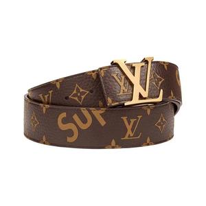 Ремни Louis Vuitton x Supreme Initiales Belt 'Коричневый'