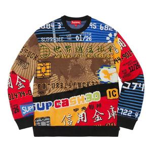 Свитеры Supreme Credit Cards Sweater «Black»