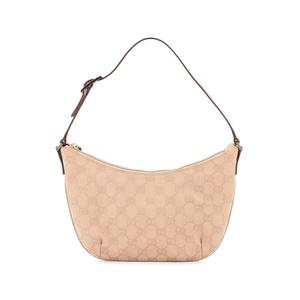 Маленькая сумка-хобо Vintage Pochette из канваса с узором GG