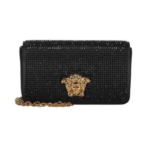 Clutches Versace Elegant Clutch With Golden Closure 'Черный'