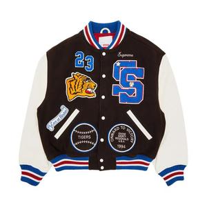 Варсити-куртки Supreme Tiger Varsity Jacket 'Brown'