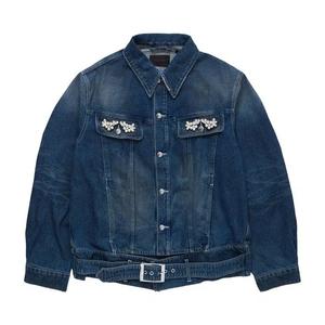 Джинсовые куртки Simone Rocha Belt Waist Tail Denim Trucker Jacket 'Green'