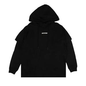 Худи Off-White Barrel Worker Double Tee Hoodie 'Black/White'