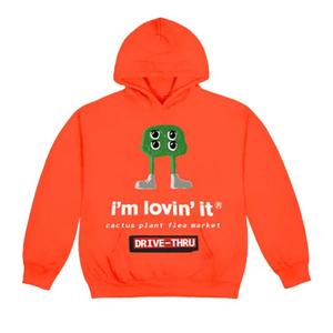 Худи Cactus Plant Flea Market x McDonald's Fry Guy Hoodie 'Ярко-оранжевый'