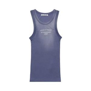 Майки Acne Studios Sleeveless Round Neck Top 'Темно-синий'