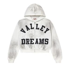 Худи на молнии Vale Forever Classico Zip Up Hoodie 'White'
