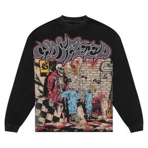 Футболки с длинным рукавом Godspeed Stoner Long-Sleeve T-Shirt 'Black Wash'