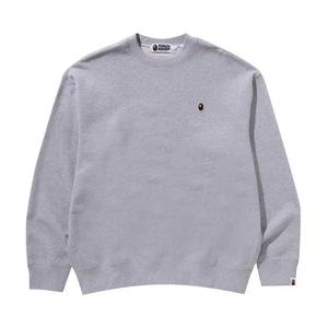 Свитшоты BAPE Ape Head One Point Crewneck 'Серый'