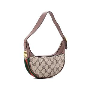 Сумка-хобо Ophidia Half Moon Bag из канваса с узором GG