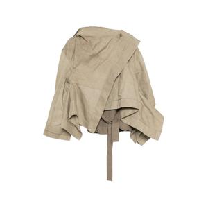 Жакет с драпировкой и завязками