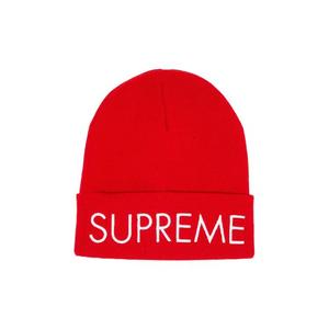 Шапка-бини Supreme Capital Beanie 'Красный'