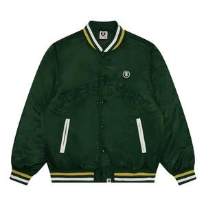 Куртки AAPE Now Moonface Logo Jacket 'Green/Dark'
