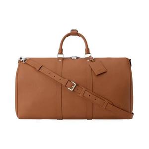 Дорожные сумки Louis Vuitton Keepall Bandoulière 50 'Коричневая вощеная телячья кожа'
