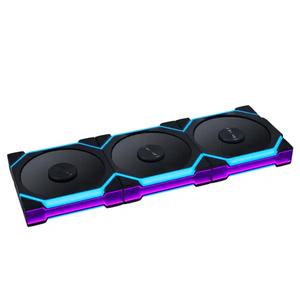 LIAN LI UNI FAN SL FLEX Reverse Blade 120mm 3 in 1 набор обратных вентиляторов - Black