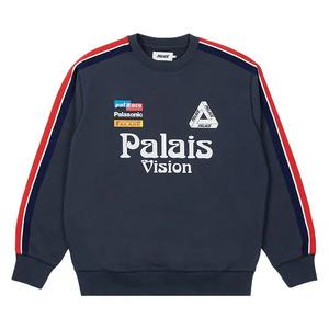 Крю-неки Palace Flag Stripe Crew 'Темно-синий'