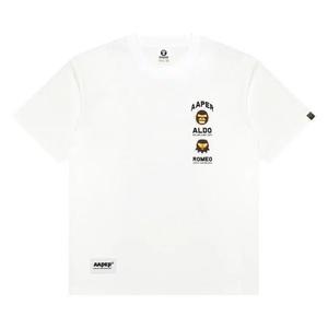 Футболки с коротким рукавом AAPE AAPER Graphic Tee 'White'