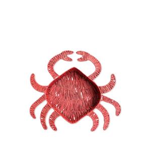 Корзина из рафии в форме краба
