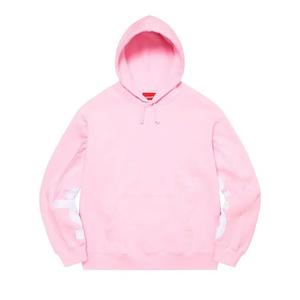Худи Supreme Cropped Panels Hooded Sweatshirt 'Light Pink'