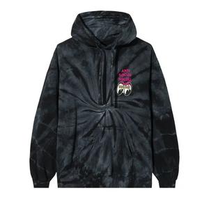 Худи Anti Social Social Club x Mooneyes Stacked Hoodie 'Black Tie Dye'