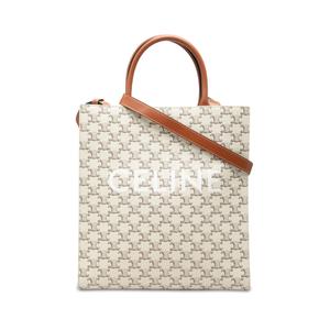 Сумка-тоут Triomphe Coated Canvas Vertical Caba sсреднего размера (2023 год)