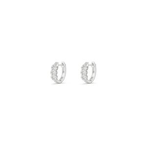 Серьги-кольца TOMEI Diamond из белого золота 750/18K