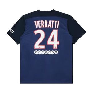 Джерси Pre-Owned Paris Saint-Germain Verratti #24 Home Stadium Jersey 'Navy/Blue/Red'