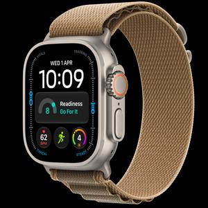 Apple Watch Ultra 4 49 мм, GPS + Cellular, титан, Natural, ремешок Desert Alpine Loop