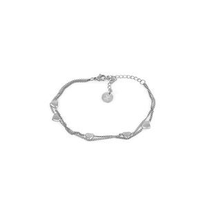 Женский серебряный браслет из нержавеющей стали DKJ.11.10003-1
