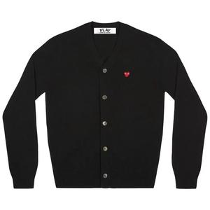 Кардиганы Comme des Garçons PLAY Small Heart Cardigan «Чёрный»